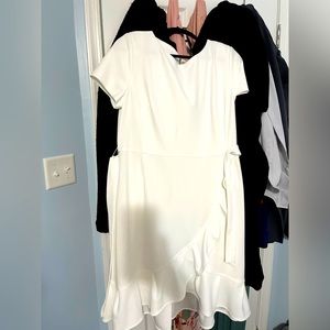 Brand New Calvin Klein White Midi Dress